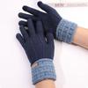 Plush Thick Warm  Gloves Windproof Fleece Gloves Daily Full Finger Gloves  for Winter