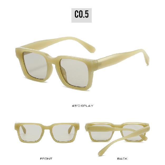 UV Protection Sunglasses, Men's and Women's Styles, Square Frame Eyewear