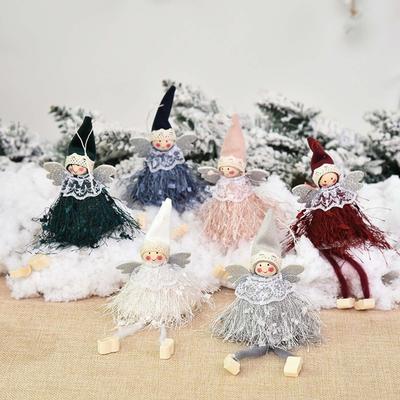 1PC Christmas Ornaments Gift Santa Claus Snowman Toy Doll Hang