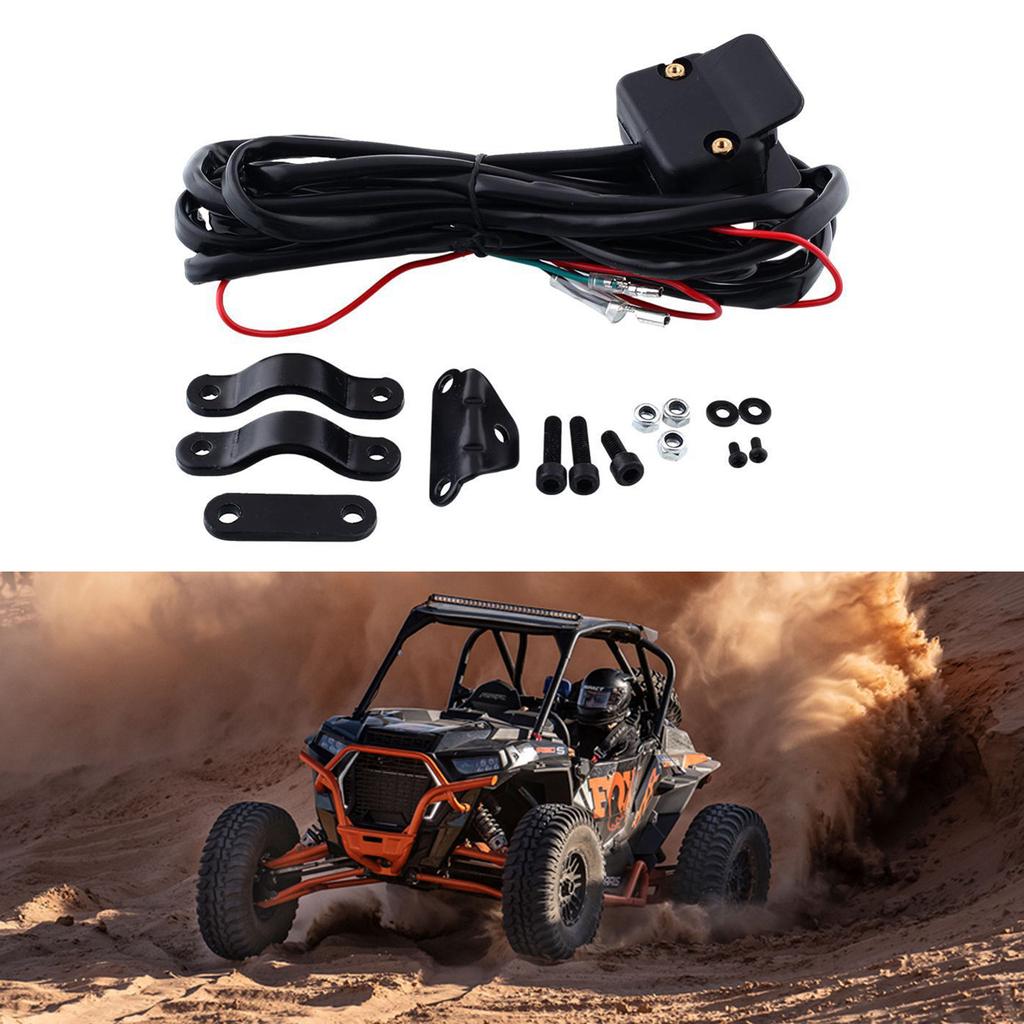 Vylepšený 12V solenoidový stykač relé a kolébkový spínač navijáku, snadná instalace, vhodné pro čtyřkolky a UTV