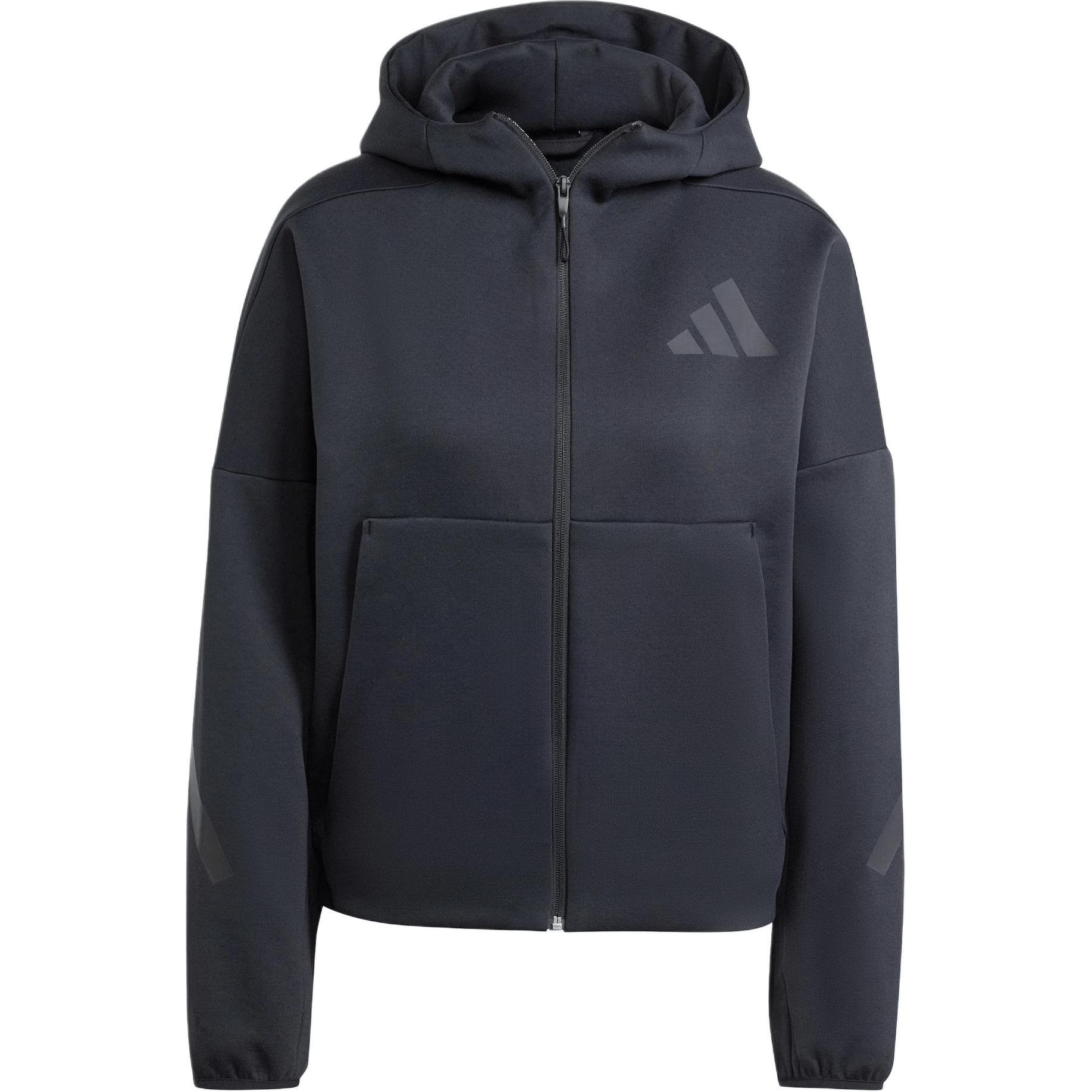(WMNS) adidas Z.N.E. Full-Zip Hoodie Asia Sizing Black Women s JE7848 S