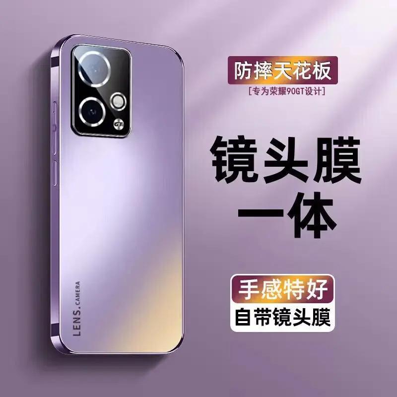 Applicable to Honor 11GT mobile phone case Pro new high-end electroplating matte lens integrated all-inclusive anti-drop  cover