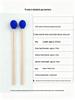 Professional Beech Wood Mallets with Wool Yarn Heads - Soft, Medium, Hard for Marimba & Xylophone