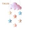 Cute Nordic Cloud Stars Hearts Baby Cloth Wall Hanging Decor Gift Photo Props Decoration