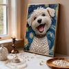 Pearl Painting Kit Cute Little Dog Theme Frameless Handicraft DIY Bedroom Decoration Living Room Wall Art Room Decoration Art Craft Decoration