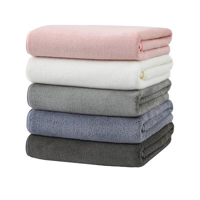 Set asciugamani da bagno 5 pezzi microfibra taglia grande 60x120 cm texture soffice morbida assorbente asciugatura rapida traspirante delicato sulla pelle dopo l'uso domestico qualità hotel