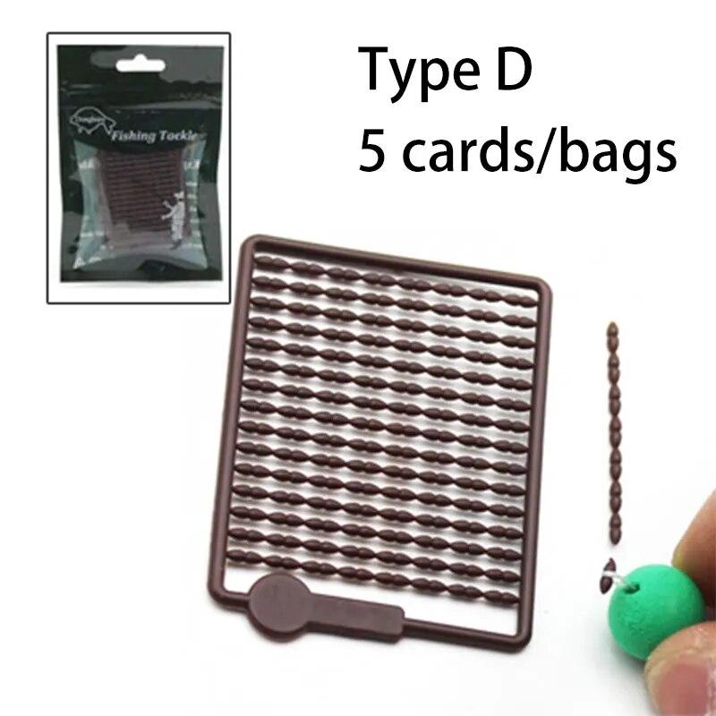 5 karet Příslušenství pro lov kaprů Micro Bait Stopper Boillies Bait Stop Bead Kapr Držák návnady pro vlasové návazce Příslušenství