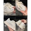[Soft Sheepskin] Thick-soled Heightening German Training Shoes Women's 2025 Spring New Casual Versatile Forrest Gump Shoes Sports Shoes