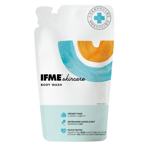 

IFME Skincare Детское мыло, пенный тип, гель для душа, увлажняющая пена, для младенцев, новорожденных и детей, без добавок (Заправка, 450 мл)