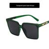 Square Retro 2020 Korean-Style Women’s Sunglasses - Pointed Lacquer, Large Frame, Street Style, Trendy Face Cover.