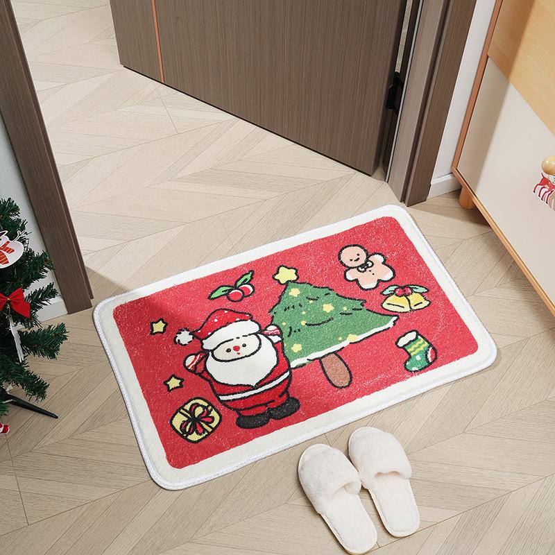 

Modern Minimalist Cartoon Ultra-Fine Sand Carpet Anti-Slip Durable Doormat for Home Decor Entrance Hallway 50X80CM(1.6X2.6FT