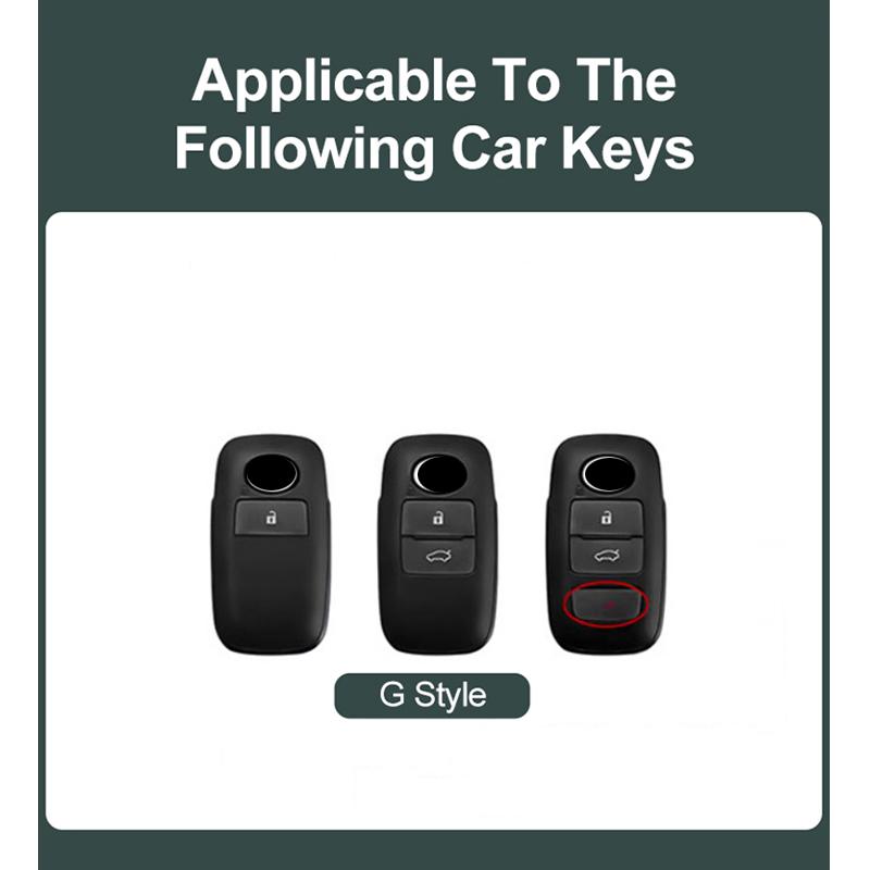 Zinc Alloy Leather Car Remote Key Case Cover Shell for Toyota Yaris Ativ Raize Veloz Avanza Rush Auto Keychain Accessories