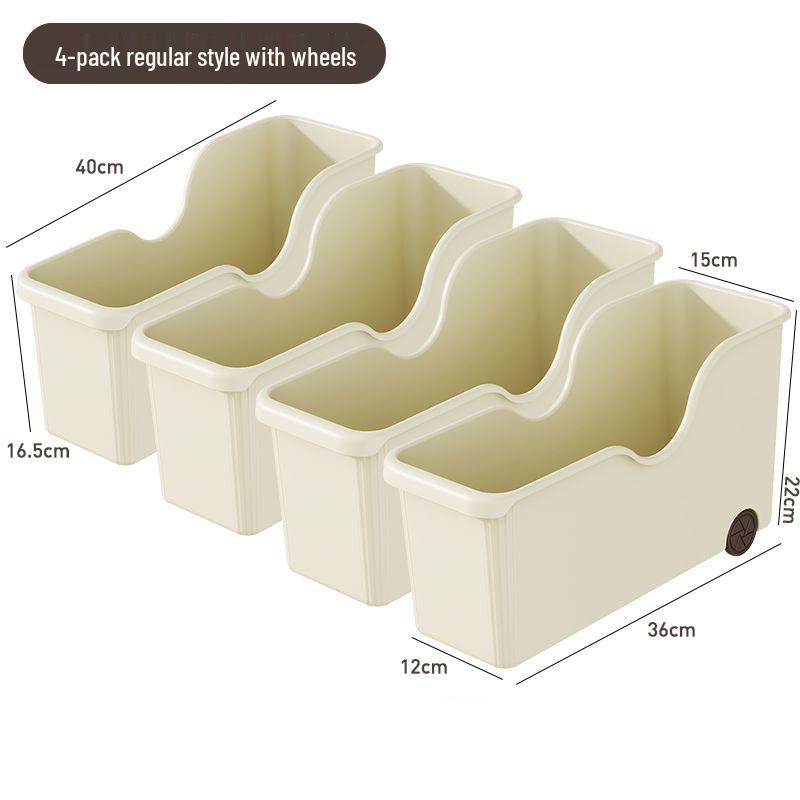 Rolling Under-Sink Cabinet Organizer for Cookware, Lids, and Seasonings