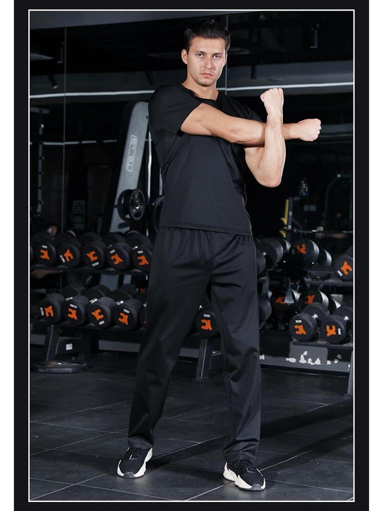 Men's Fitness Sweat Suit - Fat Burning Gym & Running Set