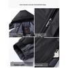 Men's 2025 Autumn/Winter Plus Size Thick Fleece-Lined Warm Cotton Jacket for Middle-Aged