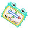 Magnetic Drawing Board Crab Style Safe Plastic Easy Operation Magnetic Dots Board with Pen Cards