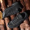 Black Lightweight Non-Slip Hiking Shoes - Waterproof All-Terrain Outdoor Sports Sneakers for Men