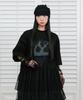 NICEGHOSTCLUB Ffats Tulle Dress Big Big Tee_Black(Ng2Gsut591A)