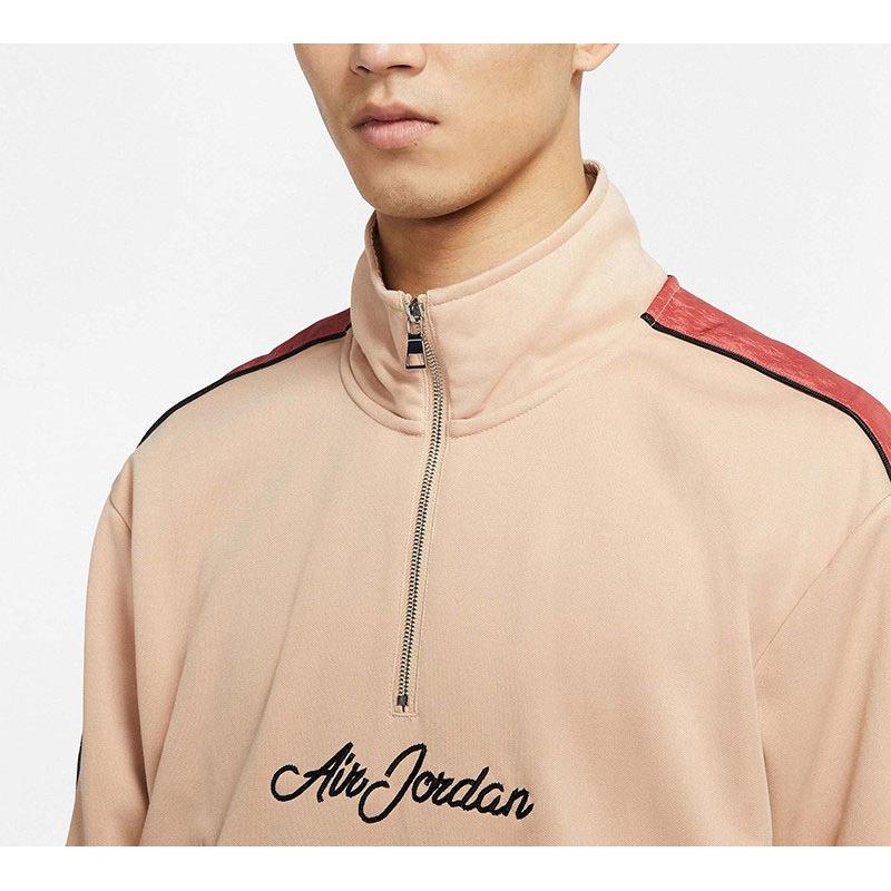 Jordan Sweatshirts Men's Pink Stand Collar Moderate Regular CJ0269-213