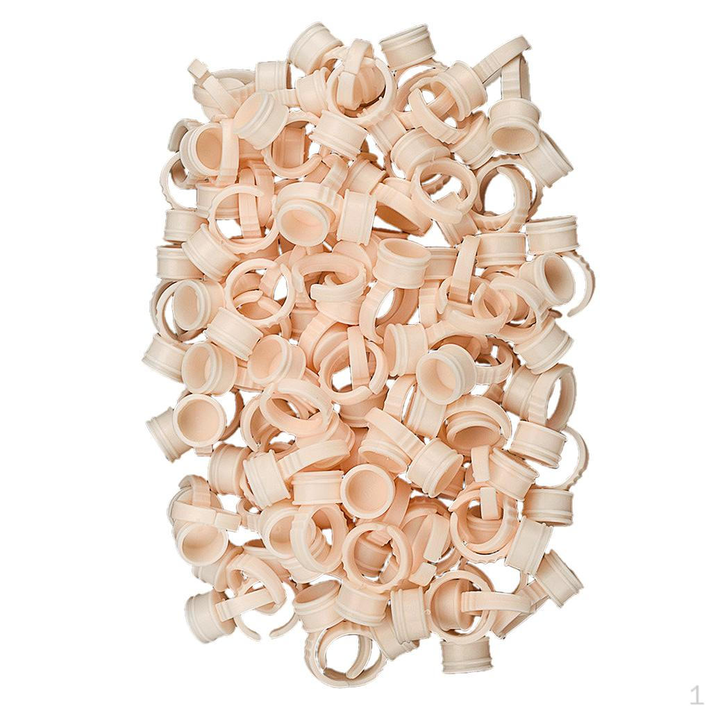 100 шт. Одноразовые стаканчики-держатели для пигментов для бровей M