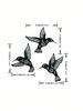 PC Metal Hummingbird Wall Art, Minimalist Iron Bird Decor for Home & Holiday Gifts