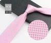 Men'S Tie Business Shirt, Striped Security Professional Dress Plus Logo8Cm Hand-Typed