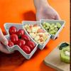 Christmas Tree Snack Tray 3 Tier Fruit Plate for Kitchen Dining Table Storage Organizer Serving Dish for Candy Dessert Party