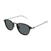 Montblanc Logo Design Acetate Irregular Shape Sunglasses Unisex Sunglasses Black MB0155S008
