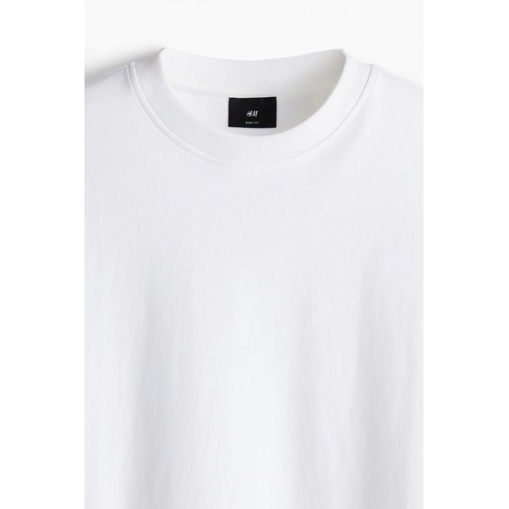 H M Boxy T sHirT Loose fiT wHiTe