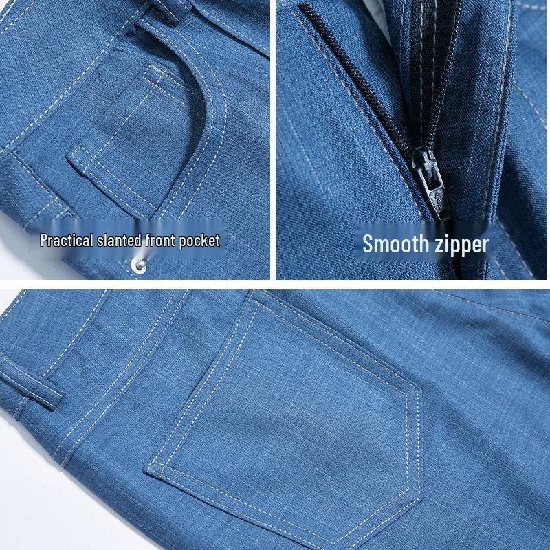 Damen High Waist Tencel Denim-Look Hose, Frühjahr/Herbst 2026 Kollektion, Stil für mittleres und älteres Alter, Gerades Bein, Lockere Figurschmeichelnde Passform.