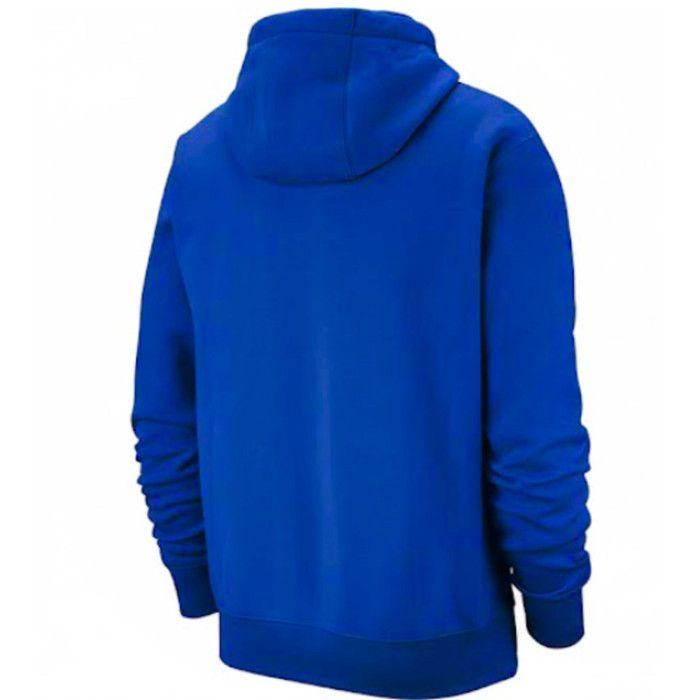Sweat à capuche homme - NPZ - USA Basketball - Bleu royal - 60% coton/40% polyester recyclé - Poche kangourou