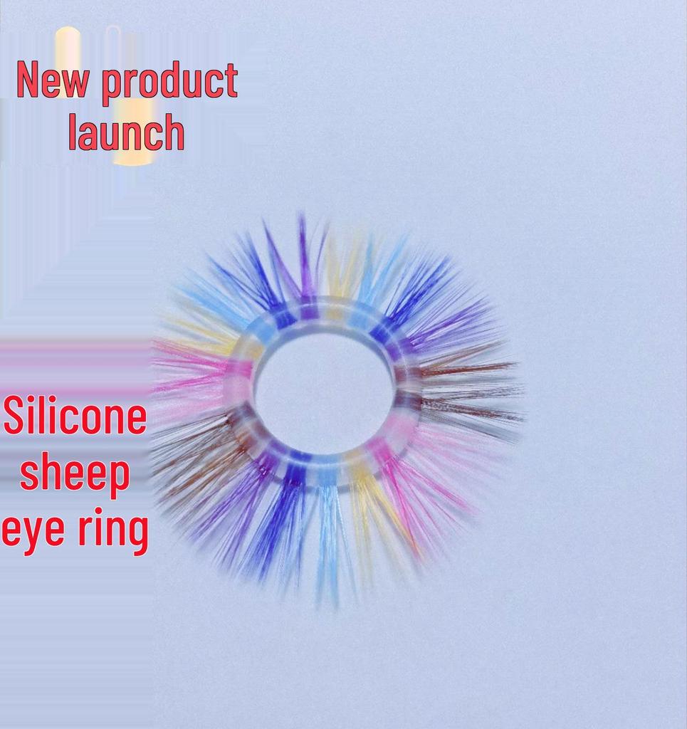 Silicone Sheep Eye Ponytail Cock Ring Hair Tie