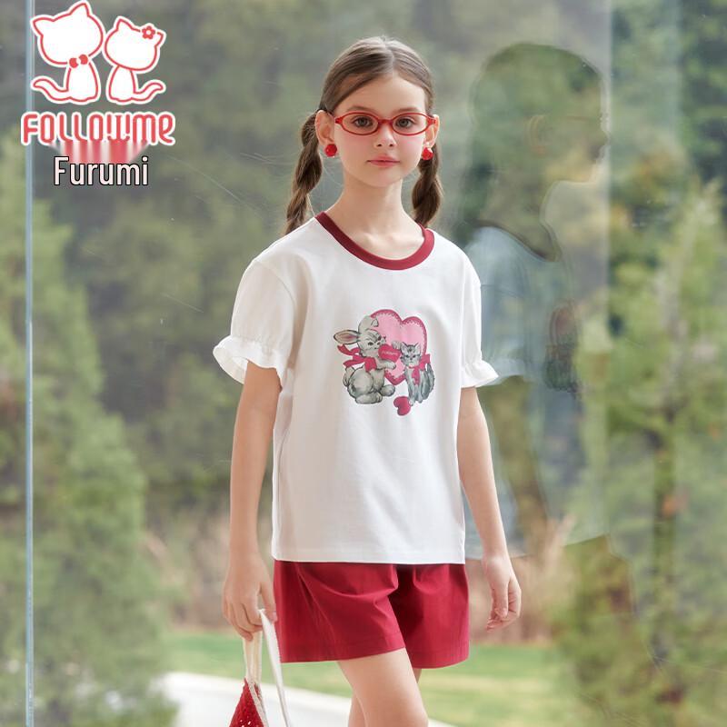 Girls' Summer Fashion Two-Piece Set