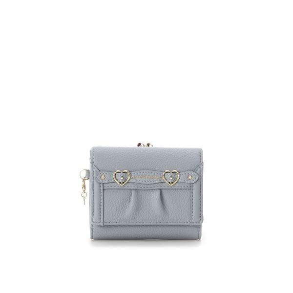 Samantha Vega Heart Belt Folding Light Blue Women's Wallet/Mini Wallet,