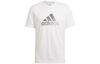 T Shirts Men's White Crew Neck Moderate Straight Fit GM8348