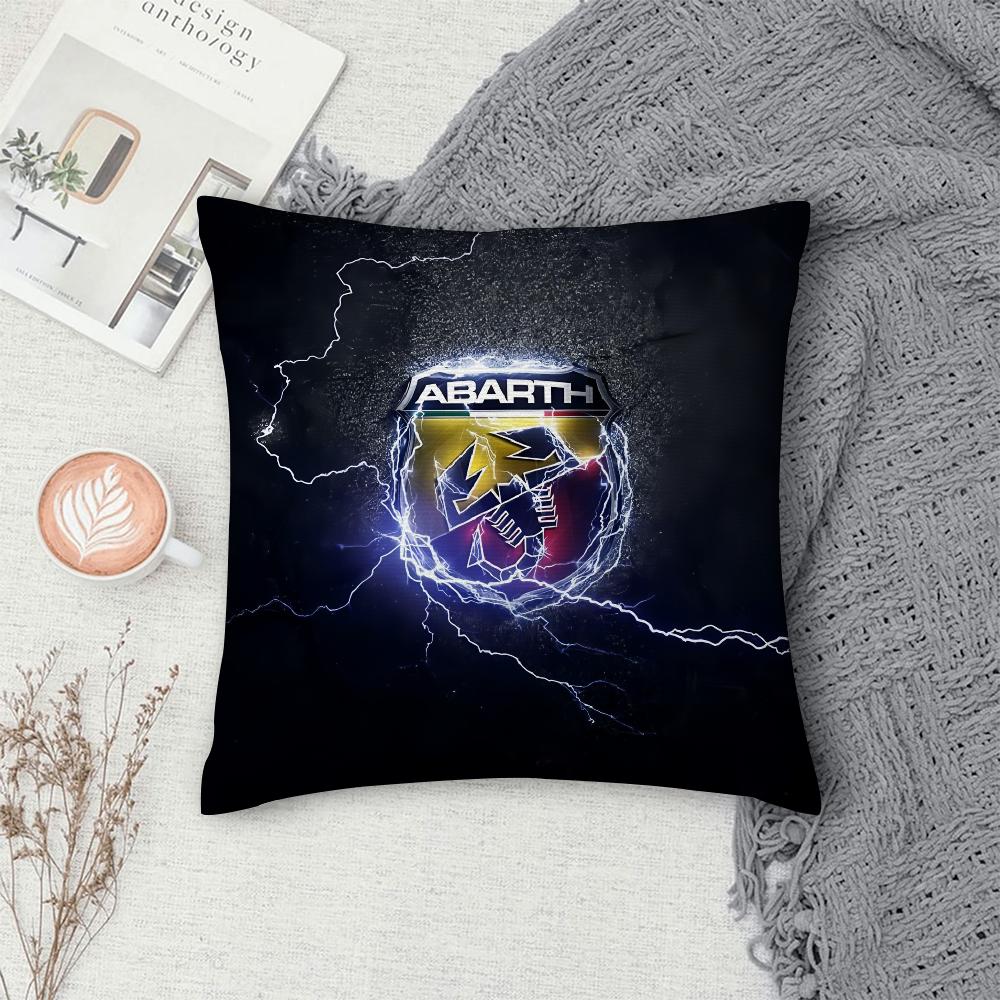 A-A-Abarth Cartoon Pillow Case Sofa Decorative Home Double-Sided Print Plush Square Throw Pillow Covers Cushion Decor Cover
