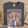 Meredith Grey – Grey’s Anatomy Charakter T-Shirt, Krankenhaus-Dramaserien Shirt, Medizinische TV-Show Merch, Geschenk für Serienfan 2000er Serie FD
