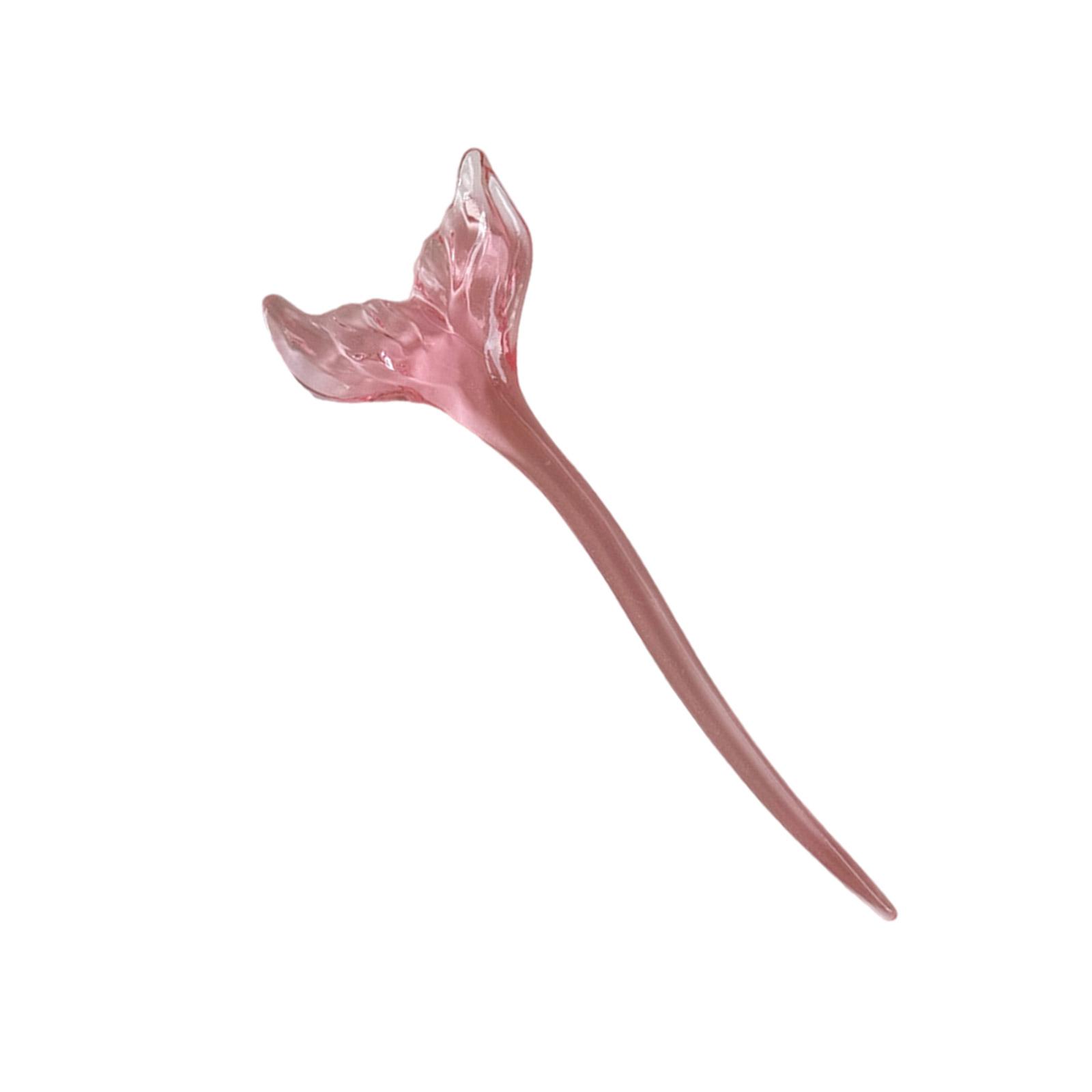 

Акриловая заколка для волос с филигранью в виде рыбьего хвоста Буяо для женщин, девушек Буяо для традиционных головных уборов, украшений для волос оранжевый