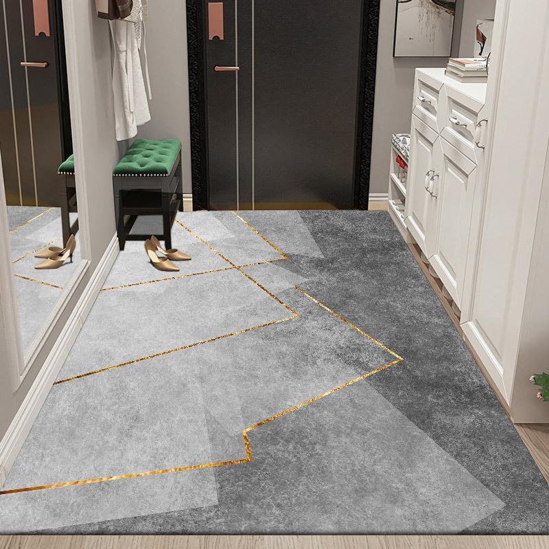 Wycieraczka wejściowa Dywan odporny na brud Sypialnia Łatwy w utrzymaniu Salon Prosta wycieraczka podłogowa