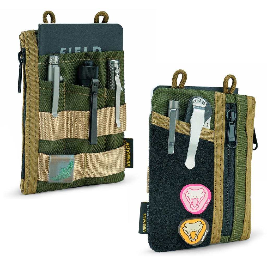 VIPERADE VE16 Pocket EDC Pouch for 7 Pocket EDC Pocket Organizer Velcro Pouch for Everyday Multi Tool Pocket Pouch Wallet for EDC Pocket Pouch for Men