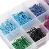 600pcs Colored Iron Crochet Stitch Markers Calabash Shape Metal Knitting Pins  For Sewing