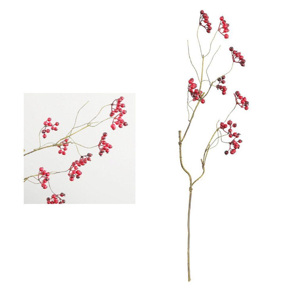 

Декор Искусственные Растения Украшения для Дома Украшения для Вечеринки Искусственные Ветки Черники красный