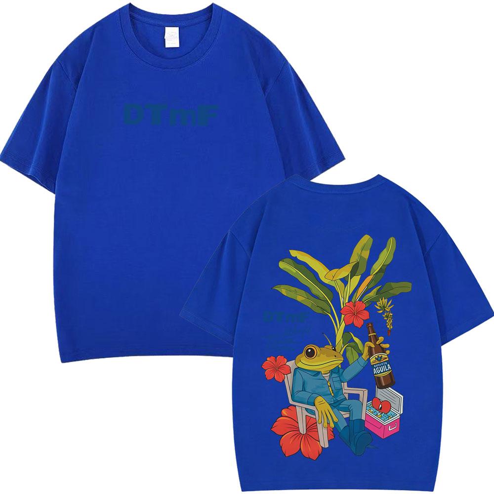 Rapper Bad Bunny Debi Tirar Mas Fotos DTMF World Tour T Shirts Mens Women Vintage Tshirt Hip Hop High Quality Loose Tshirts