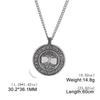 My Shape Tree of Life Pendants Necklace Triple Moon Goddess Pentacle Necklaces Women Men Religious Wiccan Amulet Jewelry Gifts