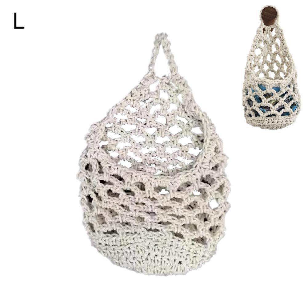 Macrame Plant Hanger Set Handwoven Cotton Rope Hanging Planter with Hooks Boho Indoor Decor Plant Holder Gift for Plant Lovers