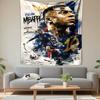 Tapestry Kylian Mbappe France Number 10 Graffiti Crown Poster Wall Hanging