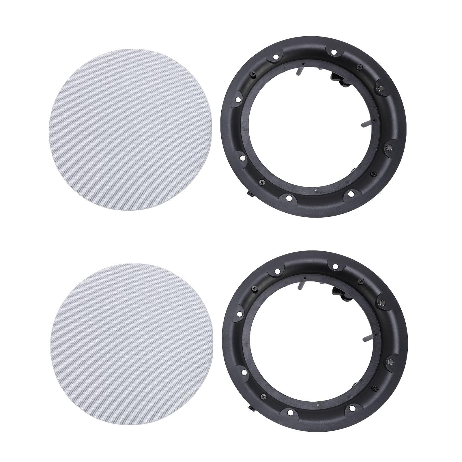 

2 шт. Крышки решеток потолочных динамиков Магнитные Круглые Коммерческие Крышки решеток потолочных динамиков Декоративные кольца для динамиков Сделай сам