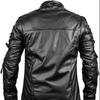Herbst und Winter Neuer Ledermantel Herren Große Halloween Mittelalterliche Kleidung Punk Gothic Ledermantel