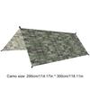 300x300cm Waterproof Camping Tarp Shelter Awning Sun Shelter Outdoor Foldable Canopy for Hiking Beach Picnic Travel Ground Mat