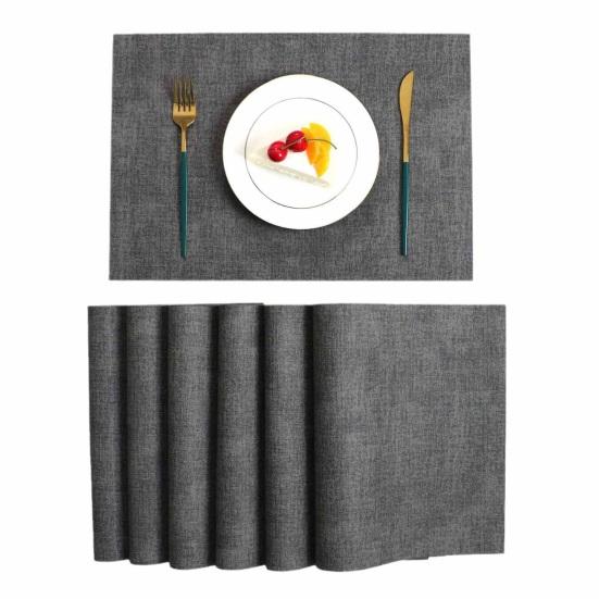 Non-Slip Placemat Heat Resistant Dining Table Mat for Plates Bowls Cups Teapots Reusable Washable Coaster for Kitchen Outdoor Use